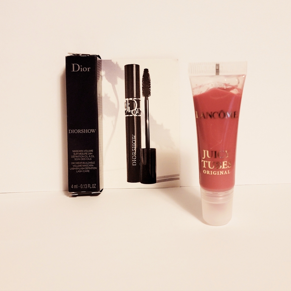 Dior Mascara mini and Lancome Juicy tubes 10 ml